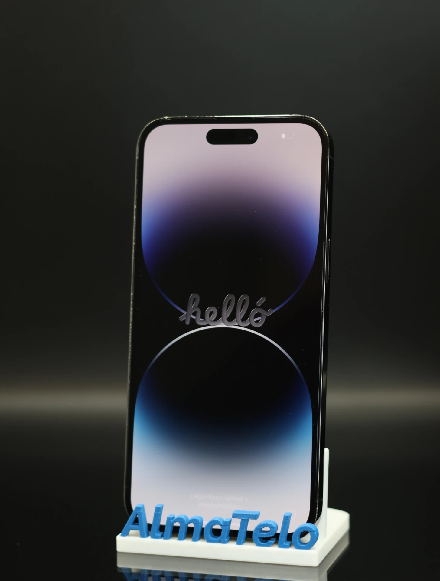 Apple iPhone 14 Pro Max eSIM 256 GB Space Black 100% akku - 12 HÓ GARANCIA