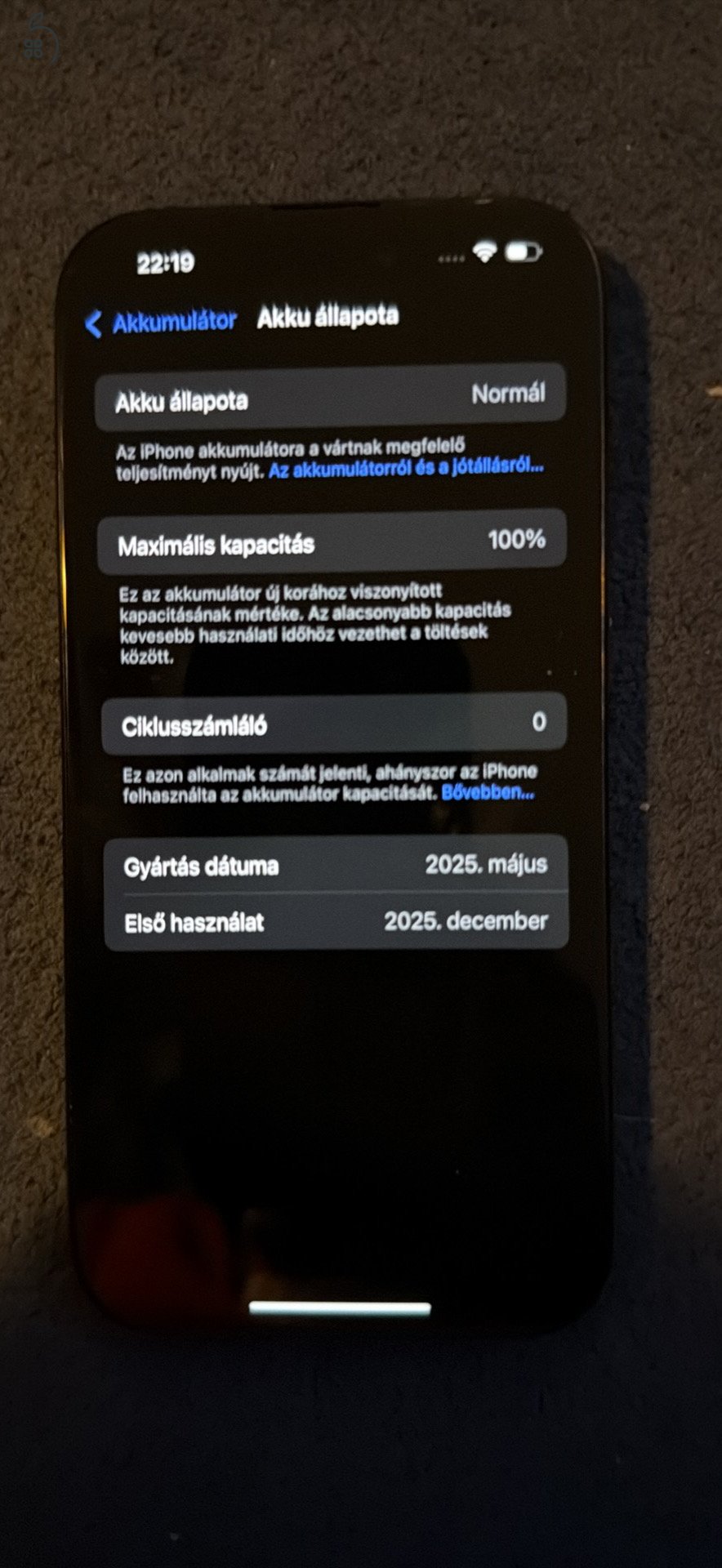 Teljesen új Iphone 15 pro 128 GB