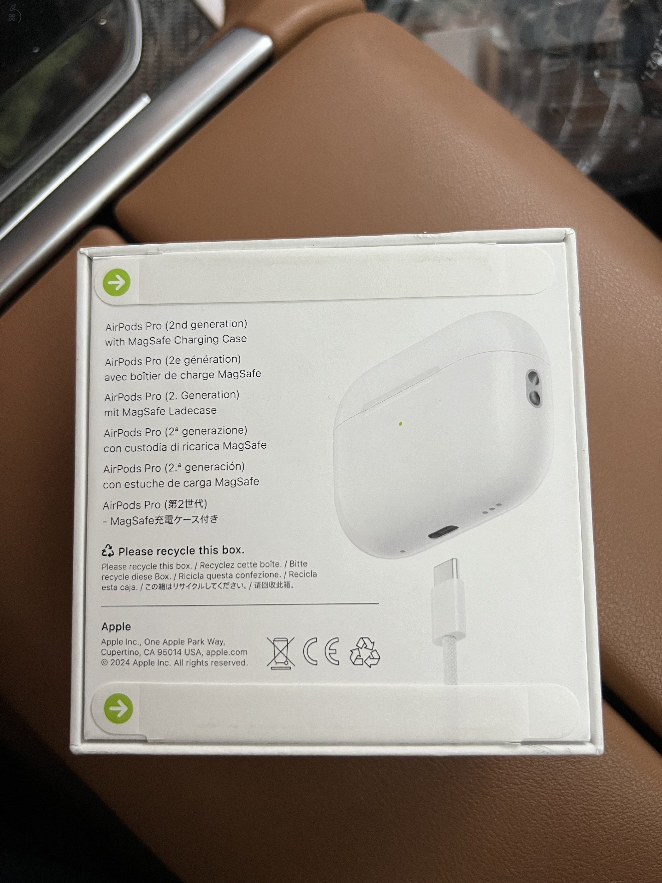 Eladó, bontatlan Apple AirPods Pro 2 (USB-C), számla