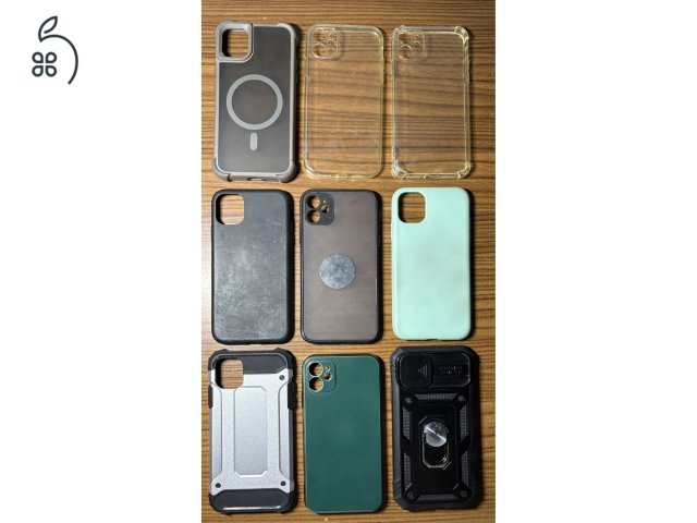 iPhone 11 • 128GB • 100% akku (DESAY) • Szép állapot • 9 tok + 4 fólia