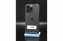 Apple iPhone 14 Pro Max eSIM 256 GB Space Black 100% akku - 12 HÓ GARANCIA