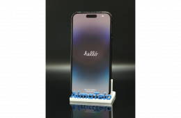 Apple iPhone 14 Pro Max eSIM 256 GB Space Black 100% akku - 12 HÓ GARANCIA