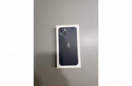 iPhone 13, 128 GB, Független, Újszerű, Fekete