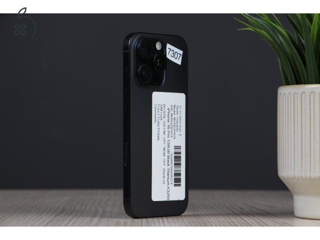 Apple iPhone 16 Pro 128GB asztrofekete A US-7307