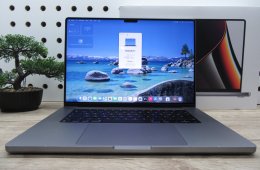 Apple MacBook Pro 16” (2021, M1 Pro) – Liquid Retina XDR + ProMotion 120 Hz, akár 21 óra – 16 GB RAM – 512 GB SSD – Használt, megkímélt – 581 ciklus / 86% akku – 3 hónap garancia