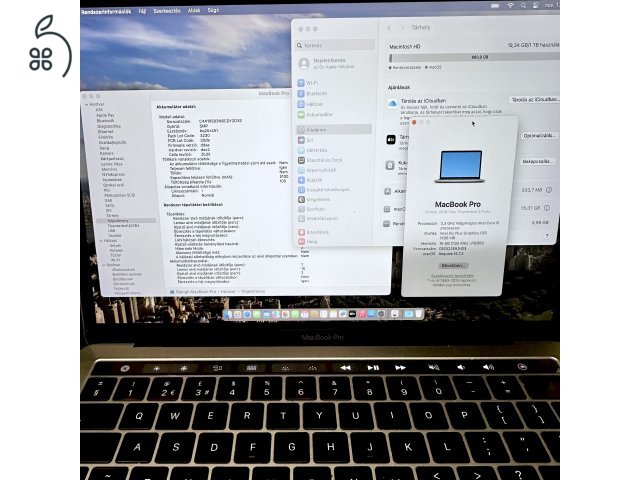 MacBook Pro 13 (A1989) Space Gray, 16GB RAM, 1TB SSD, TouchBar, 4 ThunderBolt Ports