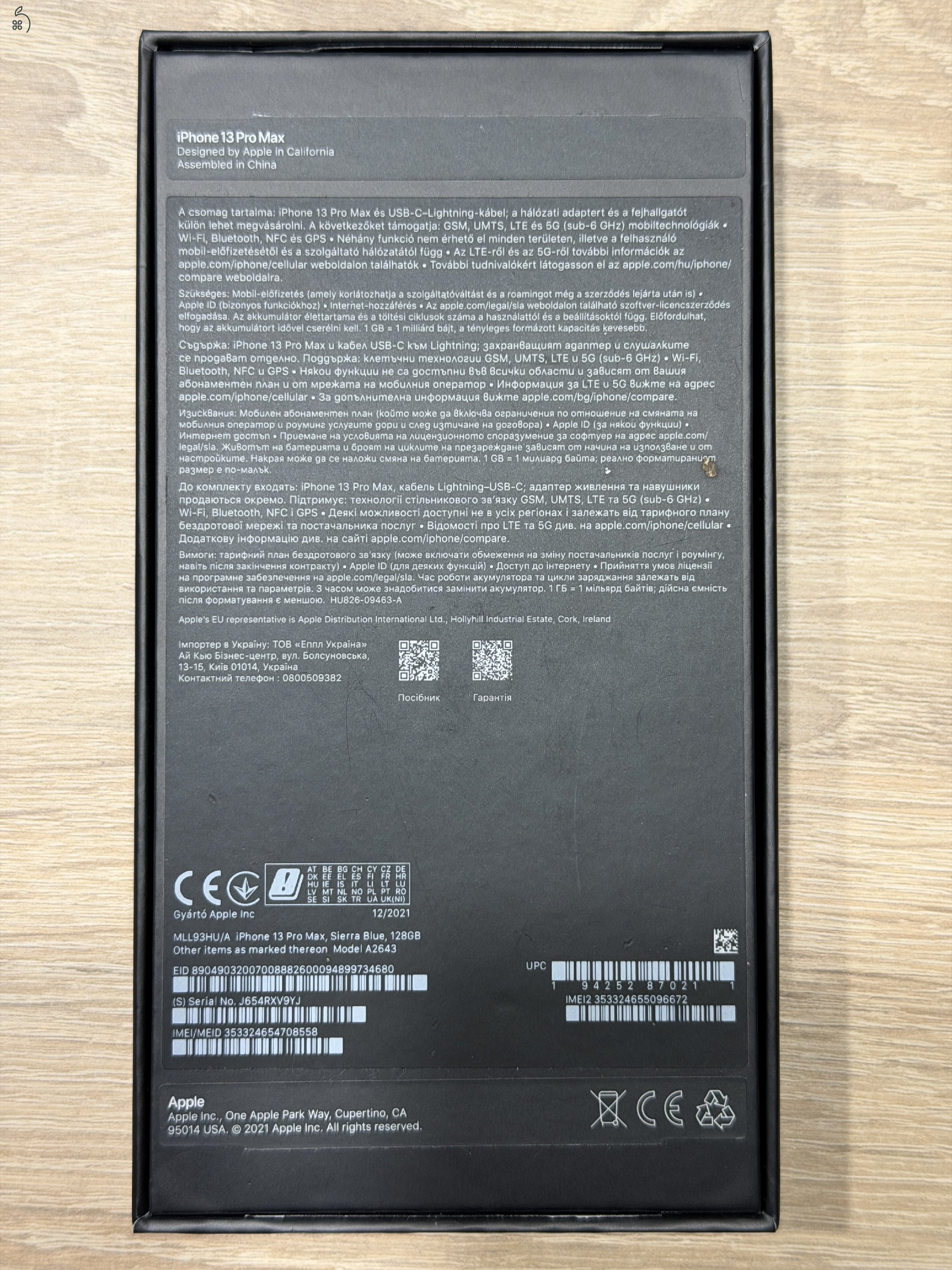 Iphone 13 ProMax 128GB