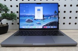 Apple MacBook Pro 14” (2021, M1 Pro) – Liquid Retina XDR + ProMotion 120 Hz, akár 17 óra – 32 GB RAM – 500 GB SSD – Használt, karcmentes – 305 ciklus / 84% akku – 3 hónap garancia