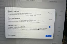 Kifogástalan, karcmentes , dobozos Macbook Pro M1 chipes gép, a képen láthatóan makulátlan állapotban.     91% akkuállapot, a legújabb Macos.     Dobozával, töltőjével, 6 hó garanciával, számlával, üzletből.     Beszámitás Lehetséges.     megrendelhe