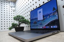 Apple MacBook Pro 14” (2021, M1 Pro) – Liquid Retina XDR + ProMotion 120 Hz, akár 17 óra – 16 GB RAM – 1 TB SSD – Használt, karcmentes – ~86% akku – 3 hónap garancia
