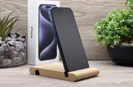 Hibátlan iPhone 15 Pro Blue Titanium 128GB 2 ÉV Garanciával Számlával 91% Akku