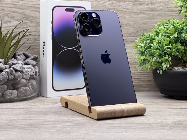 iPhone 14 Pro Max Deep Purple 128GB 2 ÉV Garanciával Számlával 90% Akku