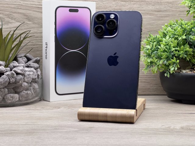 iPhone 14 Pro Max Deep Purple 128GB 2 ÉV Garanciával Számlával 90% Akku