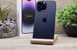 iPhone 14 Pro Max Deep Purple 128GB 2 ÉV Garanciával Számlával 90% Akku