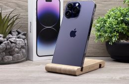 iPhone 14 Pro Max Deep Purple 128GB 2 ÉV Garanciával Számlával 90% Akku