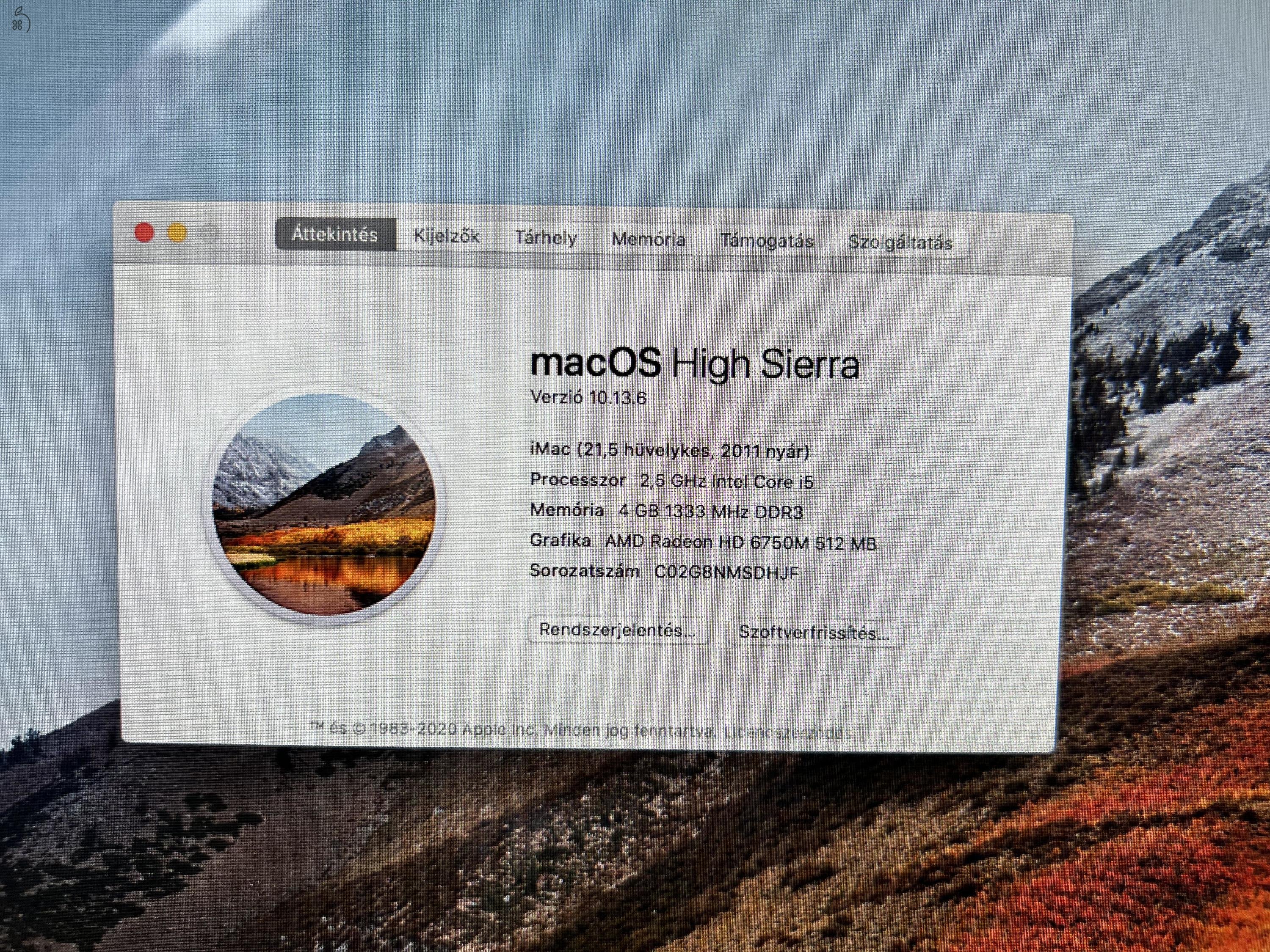 Apple iMac 2011 2,5 GHz  i5