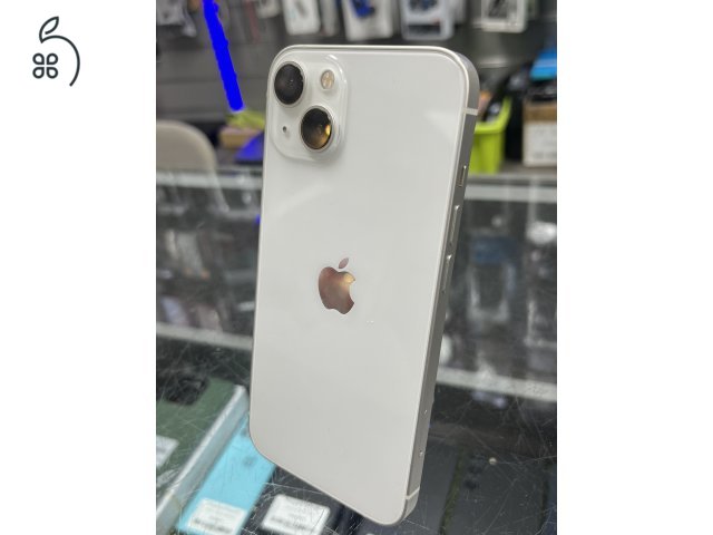 Iphone 13 128GB Fehér, 100% Új Akkuval, Garanciával, Üzletből