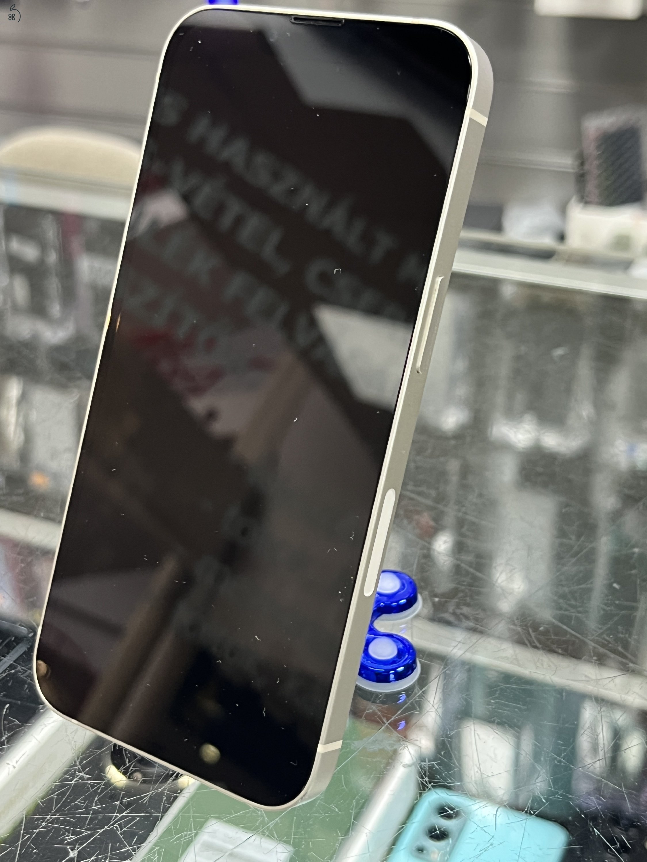 Iphone 13 128GB Fehér, 100% Új Akkuval, Garanciával, Üzletből