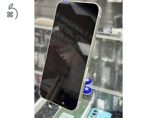 Iphone 13 128GB Fehér, 100% Új Akkuval, Garanciával, Üzletből