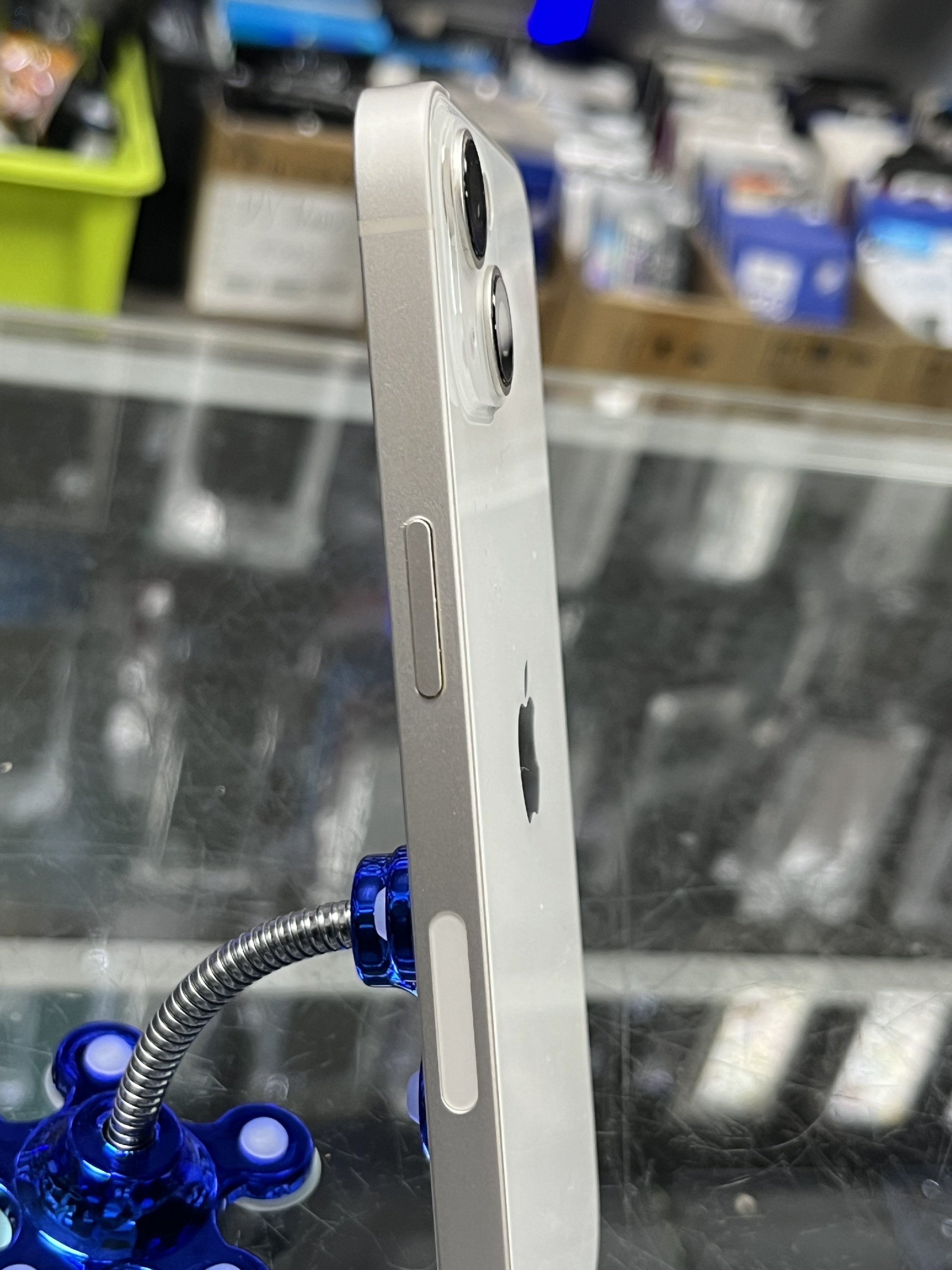 Iphone 13 128GB Fehér, 100% Új Akkuval, Garanciával, Üzletből