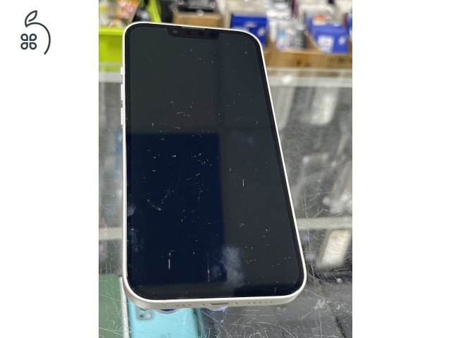 Iphone 13 128GB Fehér, 100% Új Akkuval, Garanciával, Üzletből