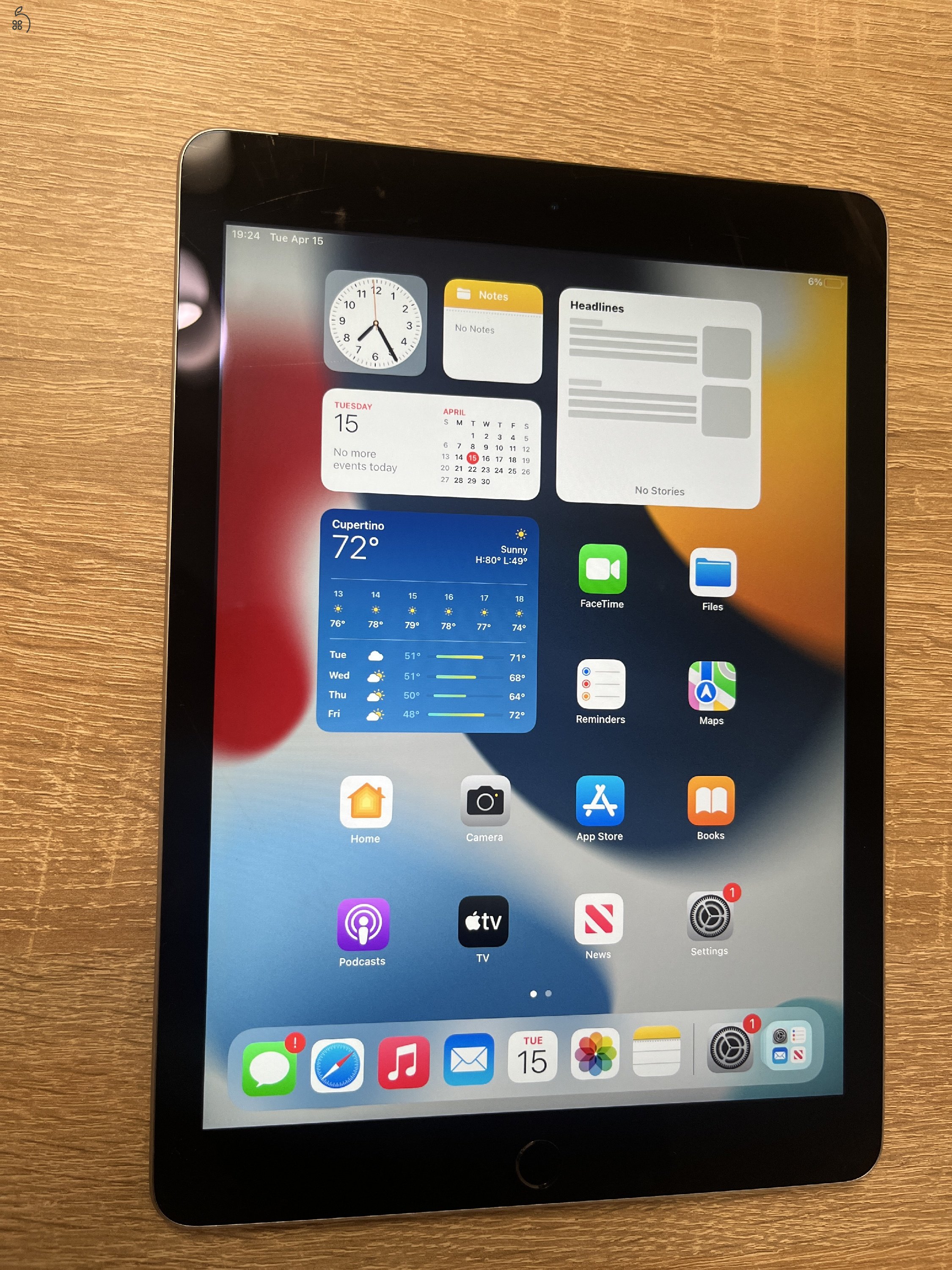 IPAD AIR 2 32GB WIFI+CELLULAR, ÜZLETBŐl, GARANCIÁVAL, 27% ÁFÁ-s ÁR