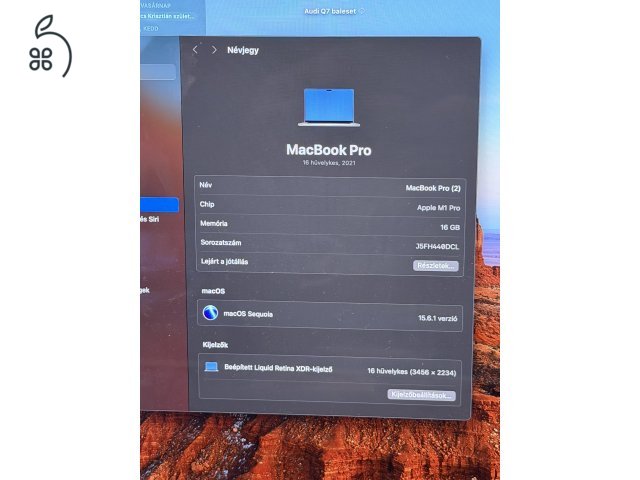 MacBook Pro 16” M1 