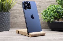 iPhone 15 Pro Max Blue Titanium 256GB 2 ÉV Garanciával Számlával 93% Akku