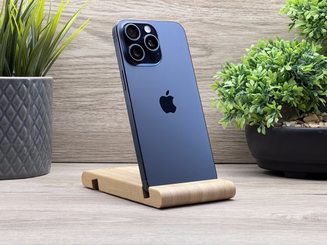 iPhone 15 Pro Max Blue Titanium 256GB 2 ÉV Garanciával Számlával 93% Akku