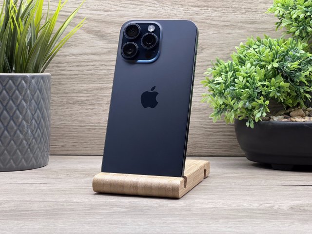 iPhone 15 Pro Max Blue Titanium 256GB 2 ÉV Garanciával Számlával 93% Akku