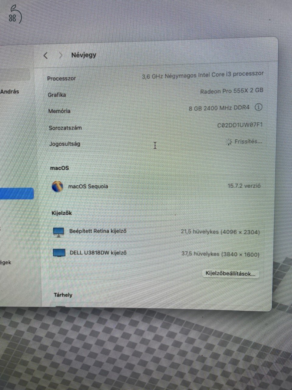 Megkímélt iMac 2019 21.5