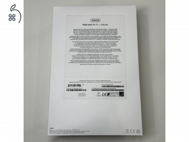 iPad Mini 5 wifi+cellular 256Gb space gray + smart cover