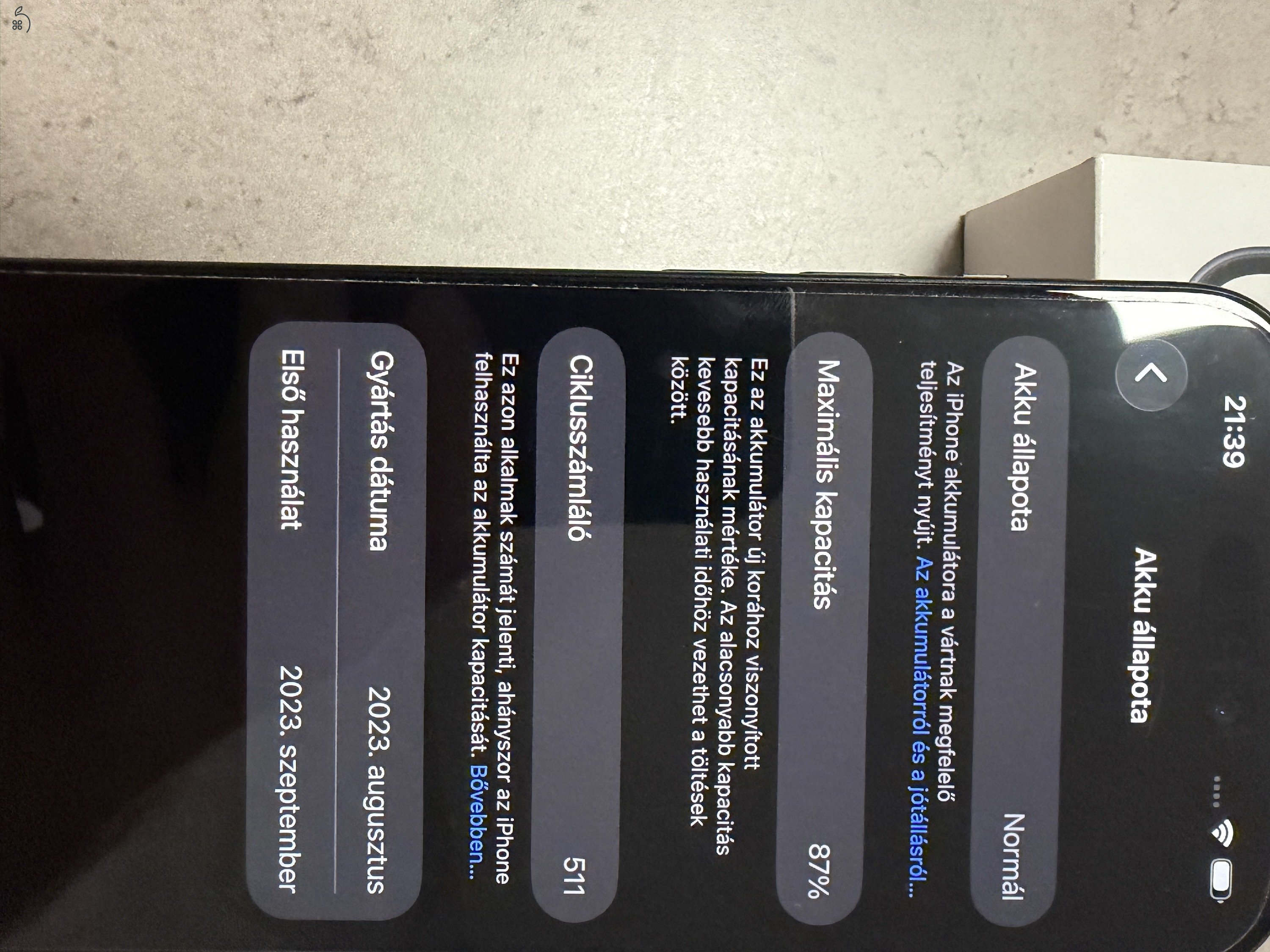 Iphone 15 128 GB black