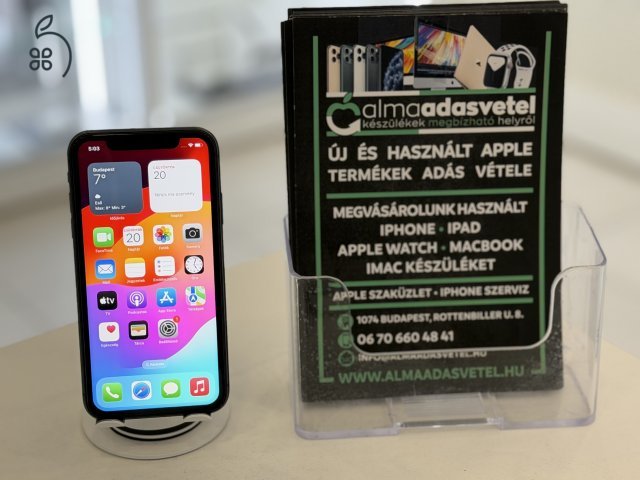 iPhone 11 64GB Független Használt/1-3 hónap gar./Akku 100%/p4586