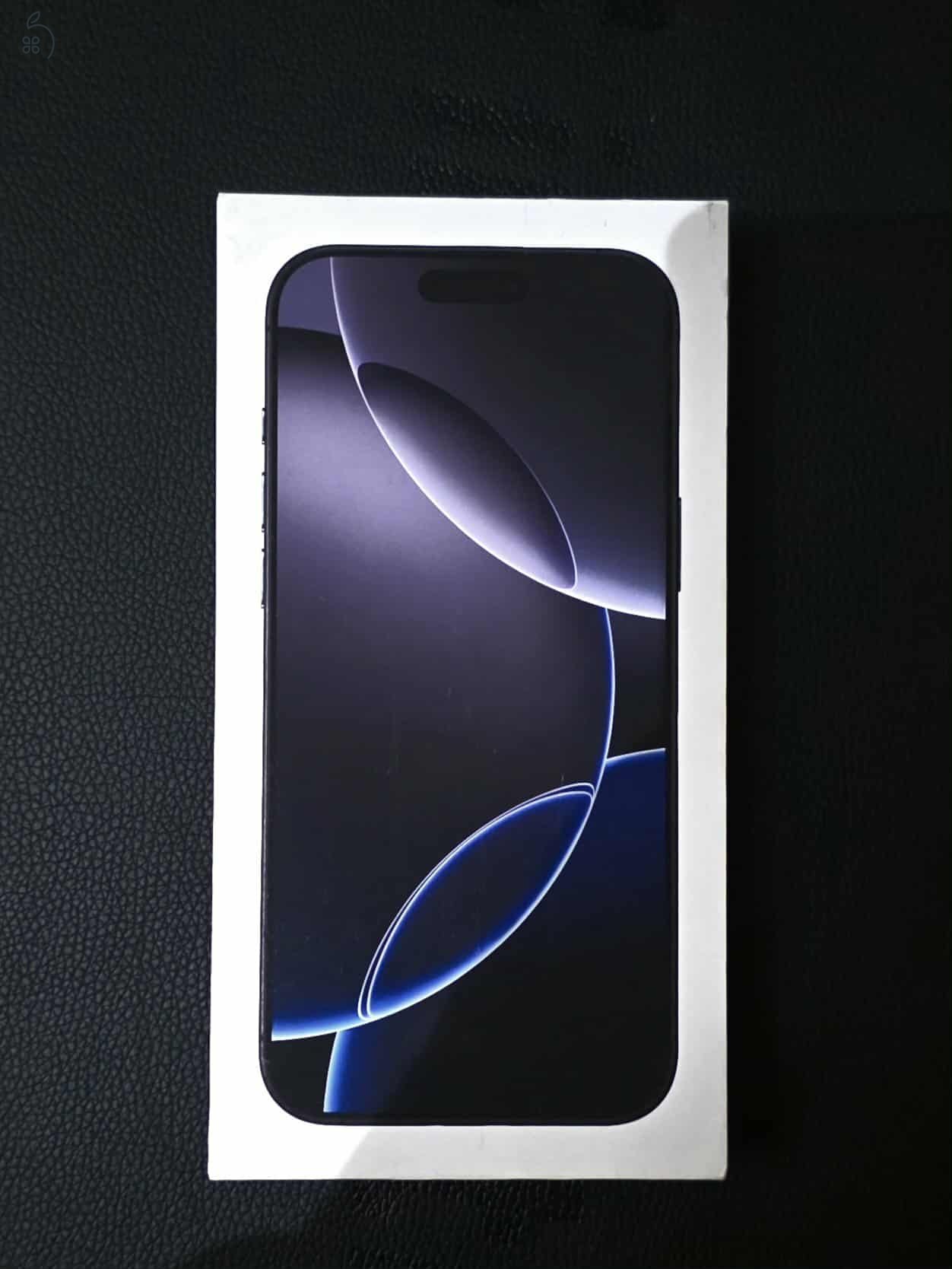 Aktiválatlan Apple iPhone 16 Pro Max 512 GB (Fekete Titán) – Gyári Garival!