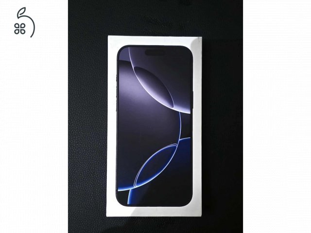 Aktiválatlan Apple iPhone 16 Pro Max 512 GB (Fekete Titán) – Gyári Garival!