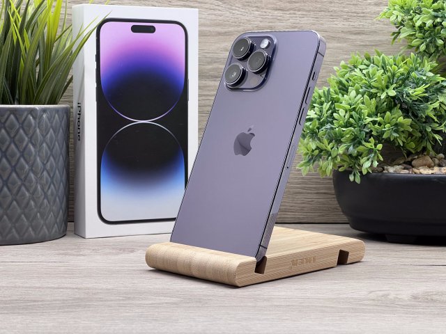 iPhone 14 Pro Max Deep Purple 256GB 2 ÉV Garanciával Számlával 90% Akku