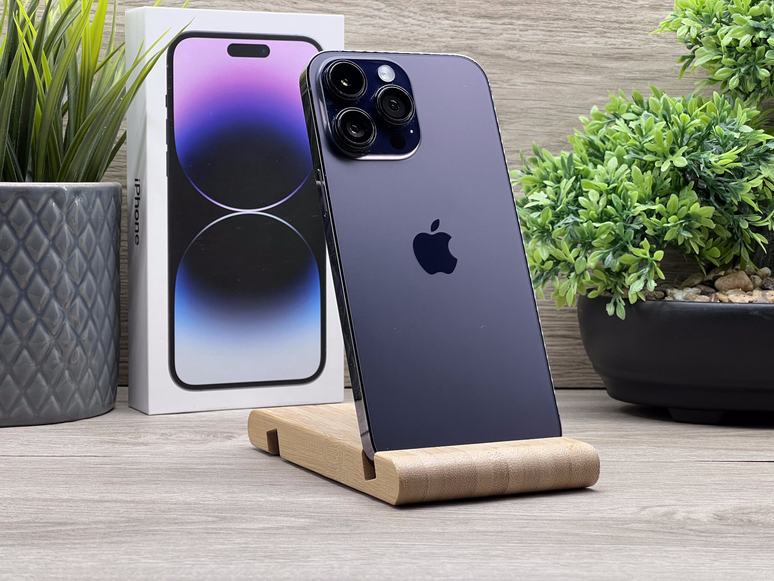 iPhone 14 Pro Max Deep Purple 256GB 2 ÉV Garanciával Számlával 90% Akku