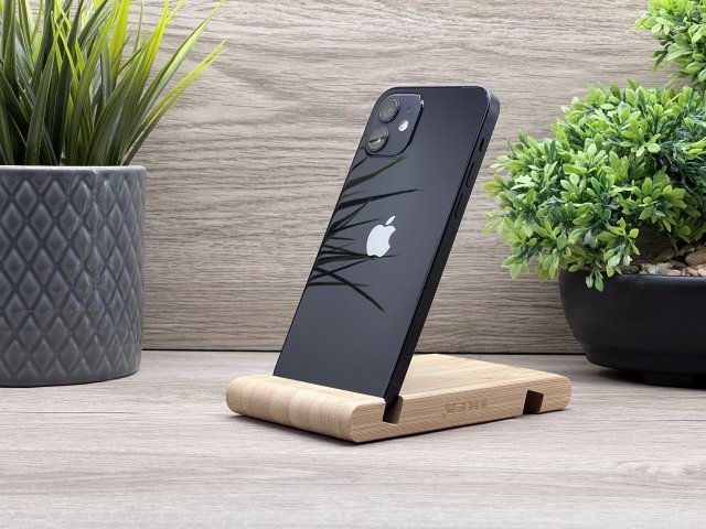 iPhone 12 Black 256GB 2 ÉV Garanciával Számlával 100% Akku