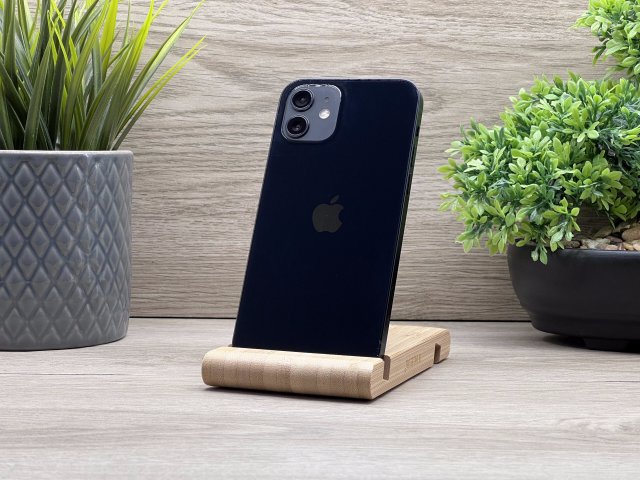 iPhone 12 Black 256GB 2 ÉV Garanciával Számlával 100% Akku