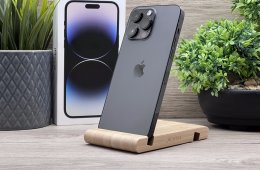 Hibátlan iPhone 14 Pro Max Space Black 256GB 2 ÉV Garanciával Számlával 90% Akku