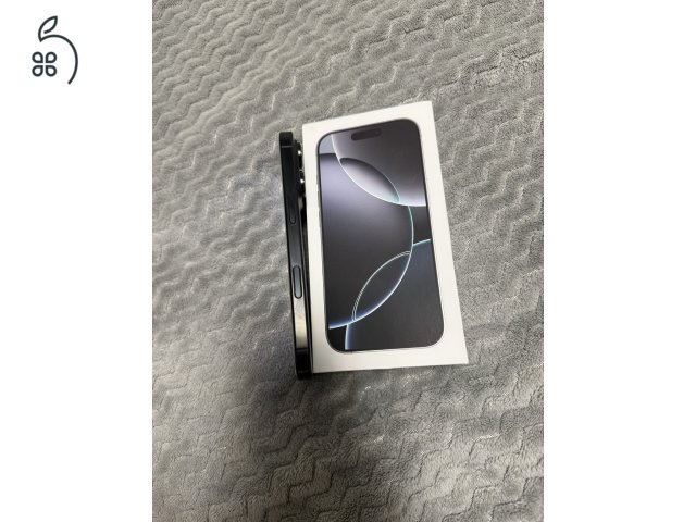 iPhone 16 Pro 128 gb Black Titanium GARANCIÁLIS!