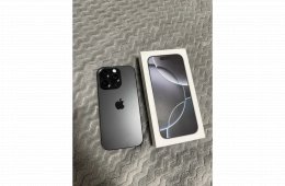 iPhone 16 Pro 128 gb Black Titanium GARANCIÁLIS!