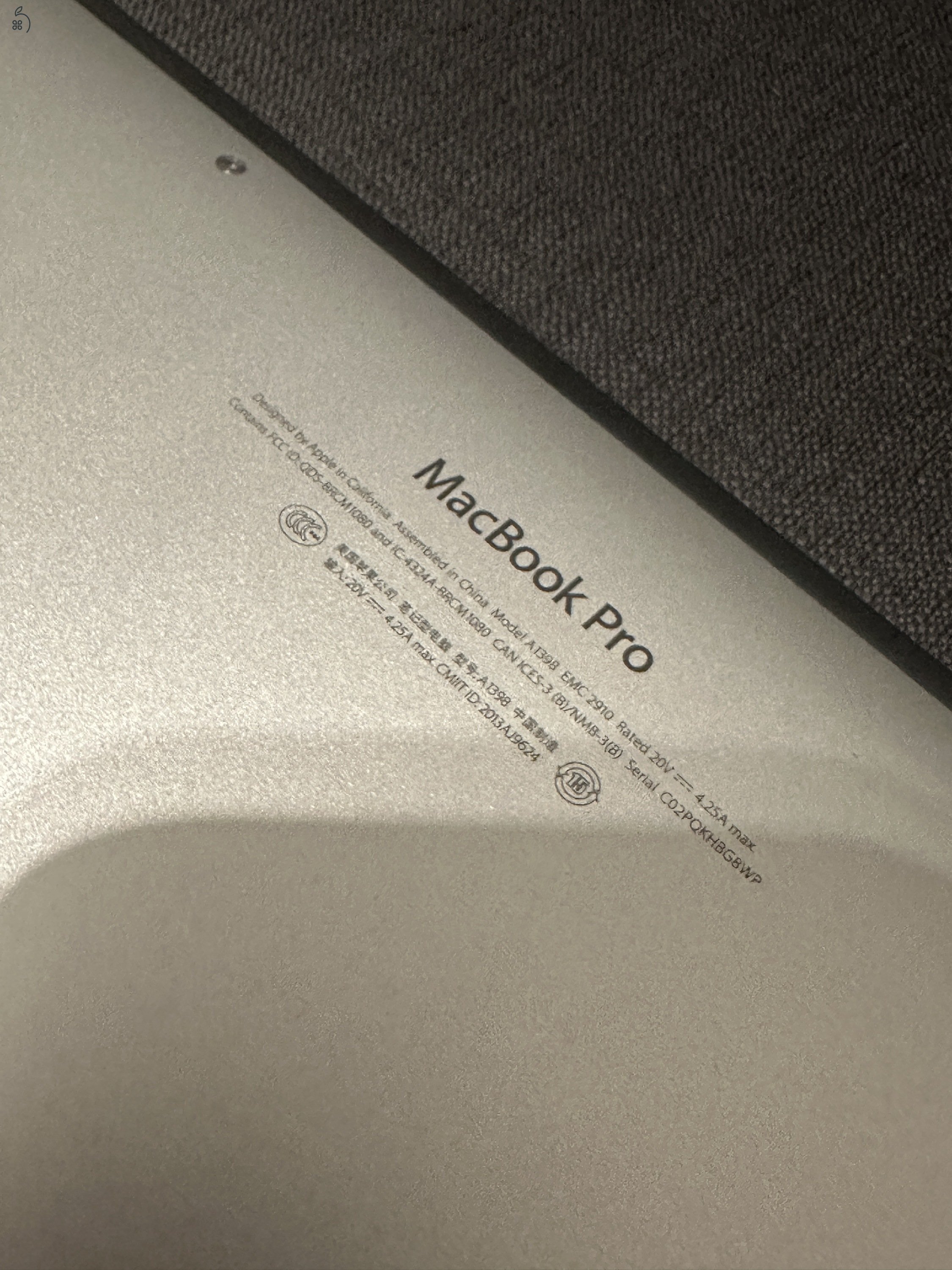 MacBook Pro 15” Retina Mid-2015 – 325 ciklusos akku!! i7/16GB/512GB SSD