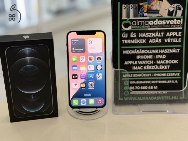 iPhone 12 Pro 128GB Yettel Használt/1 hónap gar./Akku 100%/p4587