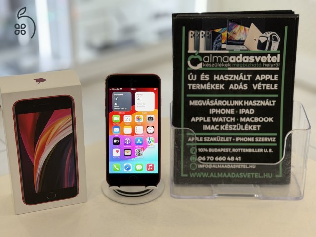 iPhone SE 64GB 2Gen. Független Használt/1-3 hónap gar./Akku 100%/p4588