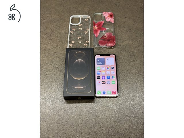 Eladó iPhone 12 Pro 128 GB Arany szín, gyönyörű állapotban,akkumulátor eredeti, állapota 83%. 