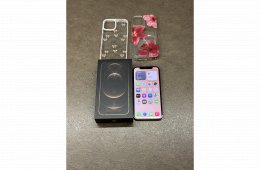 Eladó iPhone 12 Pro 128 GB Arany szín, gyönyörű állapotban,akkumulátor eredeti, állapota 83%. 