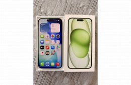 Eladó iPhone 15 Plus Green 128GB -// GARANCIA 2026 októberig