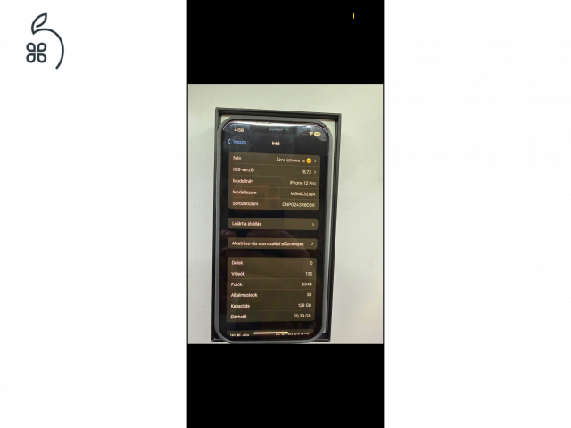 ???? iPhone 12 Pro 128GB – Hibátlan, kártya független!!!